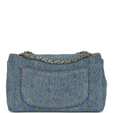Chanel Chanel Mini "Souplissimo" Flap Bag Blue Denim Gold Hardware | Thumbnail 4 Chanel Chanel Mini "Souplissimo" Flap Bag Blue Denim Gold Hardware | Thumbnail 4