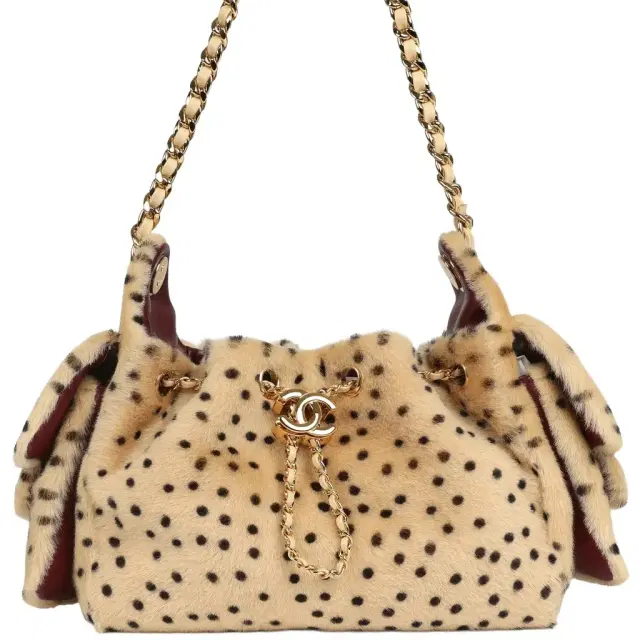 Chanel Mini 25 Hobo Bag "Cheetah Print" Calf Hair Gold Hardware Chanel Mini 25 Hobo Bag "Cheetah Print" Calf Hair Gold Hardware
