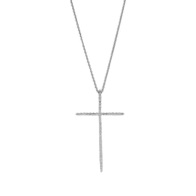 Crivelli Crivelli 18K White Gold Diamond Cross Pendant Necklace by The Solist | Thumbnail 1 Crivelli Crivelli 18K White Gold Diamond Cross Pendant Necklace by The Solist | Thumbnail 1