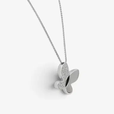 Crivelli Crivelli Butterfly 18K White Gold Diamond Pendant Necklace by The Solist | Thumbnail 3 Crivelli Crivelli Butterfly 18K White Gold Diamond Pendant Necklace by The Solist | Thumbnail 3