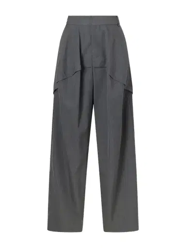 Loewe Logo-embroidered Tiered Wool Mid-rise Wide-leg Pants | Thumbnail 1 Loewe Logo-embroidered Tiered Wool Mid-rise Wide-leg Pants | Thumbnail 1