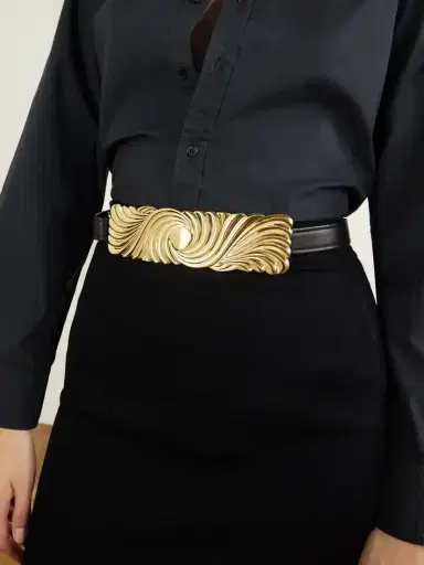 Déhanche Laurent Embellished Leather Belt | Thumbnail 2 Déhanche Laurent Embellished Leather Belt | Thumbnail 2