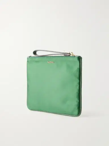 ALÉMAIS Ace Embellished Leather-trimmed Satin Clutch | Thumbnail 4 ALÉMAIS Ace Embellished Leather-trimmed Satin Clutch | Thumbnail 4
