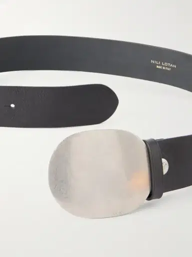 Nili Lotan Wayne Leather Belt | Thumbnail 3 Nili Lotan Wayne Leather Belt | Thumbnail 3
