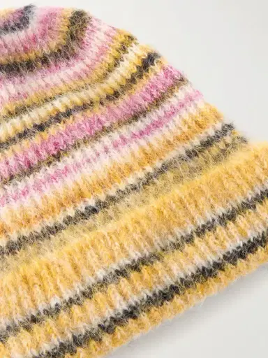 Isabel Marant Morenne Striped Mohair-blend Beanie | Thumbnail 3 Isabel Marant Morenne Striped Mohair-blend Beanie | Thumbnail 3