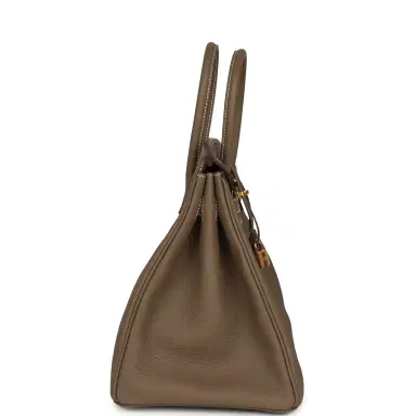 HERMÈS Hermes Birkin 35 Etoupe Togo Gold Hardware | Thumbnail 3 HERMÈS Hermes Birkin 35 Etoupe Togo Gold Hardware | Thumbnail 3