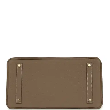HERMÈS Hermes Birkin 35 Etoupe Togo Gold Hardware | Thumbnail 6 HERMÈS Hermes Birkin 35 Etoupe Togo Gold Hardware | Thumbnail 6