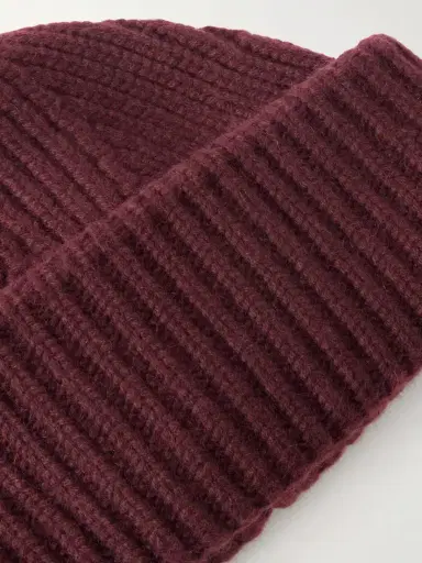 Yves Salomon Ribbed Wool And Cashmere-blend Beanie | Thumbnail 3 Yves Salomon Ribbed Wool And Cashmere-blend Beanie | Thumbnail 3