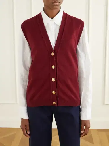 Blazé Milano Highland Wool And Cashmere-blend Vest | Thumbnail 3 Blazé Milano Highland Wool And Cashmere-blend Vest | Thumbnail 3