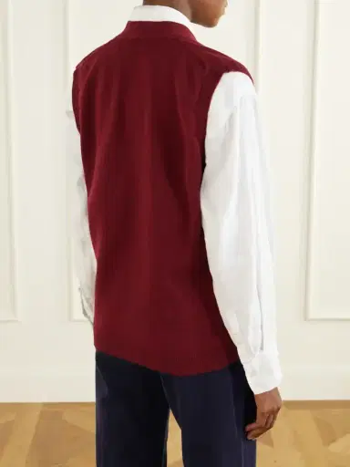 Blazé Milano Highland Wool And Cashmere-blend Vest | Thumbnail 4 Blazé Milano Highland Wool And Cashmere-blend Vest | Thumbnail 4