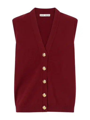 Blazé Milano Highland Wool And Cashmere-blend Vest | Thumbnail 1 Blazé Milano Highland Wool And Cashmere-blend Vest | Thumbnail 1