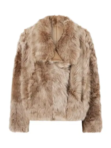 Yves Salomon Reversible Shearling And Leather Jacket | Thumbnail 1 Yves Salomon Reversible Shearling And Leather Jacket | Thumbnail 1