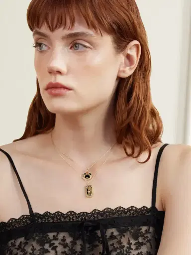 L’Atelier Nawbar Moon To My Sun 18-karat Gold, Diamond And Onyx Pendant Necklace | Thumbnail 3 L’Atelier Nawbar Moon To My Sun 18-karat Gold, Diamond And Onyx Pendant Necklace | Thumbnail 3