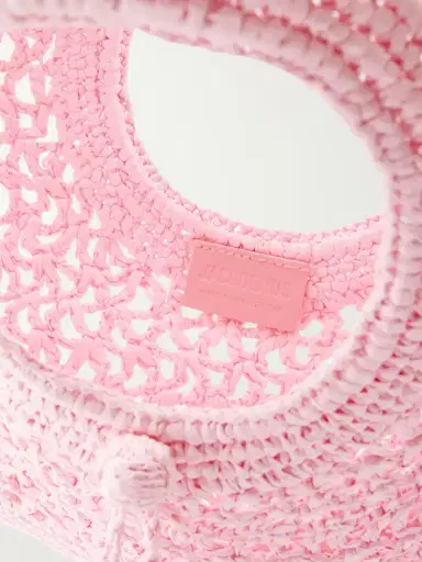 Jacquemus Le Spiaggia Coeur Leather-trimmed Raffia Tote Bag | Thumbnail 6 Jacquemus Le Spiaggia Coeur Leather-trimmed Raffia Tote Bag | Thumbnail 6