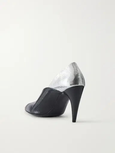 Isabel Marant Luza 100 Paneled Snake-effect Leather Pumps | Thumbnail 3 Isabel Marant Luza 100 Paneled Snake-effect Leather Pumps | Thumbnail 3
