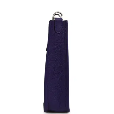 HERMÈS Hermes Evelyne TPM Purple Clemence Palladium Hardware | Thumbnail 3 HERMÈS Hermes Evelyne TPM Purple Clemence Palladium Hardware | Thumbnail 3