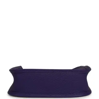 HERMÈS Hermes Evelyne TPM Purple Clemence Palladium Hardware | Thumbnail 6 HERMÈS Hermes Evelyne TPM Purple Clemence Palladium Hardware | Thumbnail 6