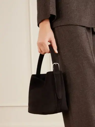 TOTEME Belted Suede Tote | Thumbnail 2 TOTEME Belted Suede Tote | Thumbnail 2