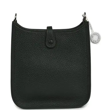 HERMÈS Hermes Evelyne TPM Vert Mangrove Clemence Palladium Hardware | Thumbnail 4 HERMÈS Hermes Evelyne TPM Vert Mangrove Clemence Palladium Hardware | Thumbnail 4