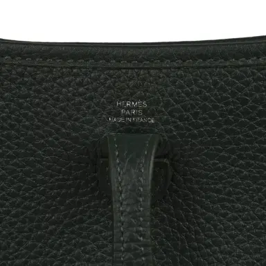 HERMÈS Hermes Evelyne TPM Vert Mangrove Clemence Palladium Hardware | Thumbnail 7 HERMÈS Hermes Evelyne TPM Vert Mangrove Clemence Palladium Hardware | Thumbnail 7