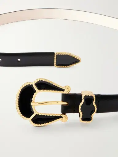 Déhanche Santo Enamel Leather Belt | Thumbnail 3 Déhanche Santo Enamel Leather Belt | Thumbnail 3