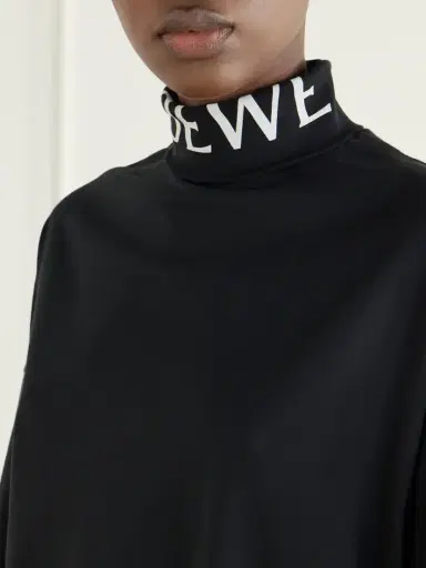 Loewe Logo-print Cotton-jersey Turtleneck Sweatshirt | Thumbnail 5 Loewe Logo-print Cotton-jersey Turtleneck Sweatshirt | Thumbnail 5