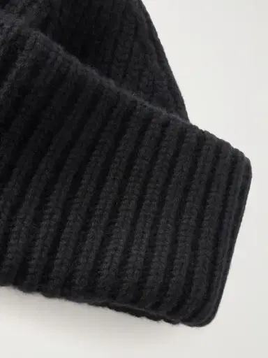Yves Salomon Ribbed Wool And Cashmere-blend Beanie | Thumbnail 3 Yves Salomon Ribbed Wool And Cashmere-blend Beanie | Thumbnail 3
