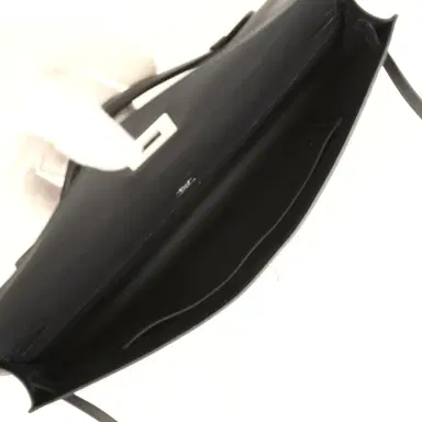 HERMÈS Hermes Kelly Cut Black Swift Palladium Hardware | Thumbnail 8 HERMÈS Hermes Kelly Cut Black Swift Palladium Hardware | Thumbnail 8