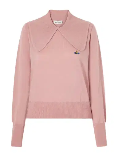 Vivienne Westwood Tie Bea Logo-embroidered Polo Sweater | Thumbnail 1 Vivienne Westwood Tie Bea Logo-embroidered Polo Sweater | Thumbnail 1