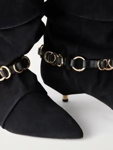 Isabel Marant Edrik 40 Embellished Leather-trimmed Suede Ankle Boots | Thumbnail 5 Isabel Marant Edrik 40 Embellished Leather-trimmed Suede Ankle Boots | Thumbnail 5