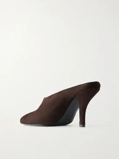 TOTEME Contour Suede Mules | Thumbnail 3 TOTEME Contour Suede Mules | Thumbnail 3