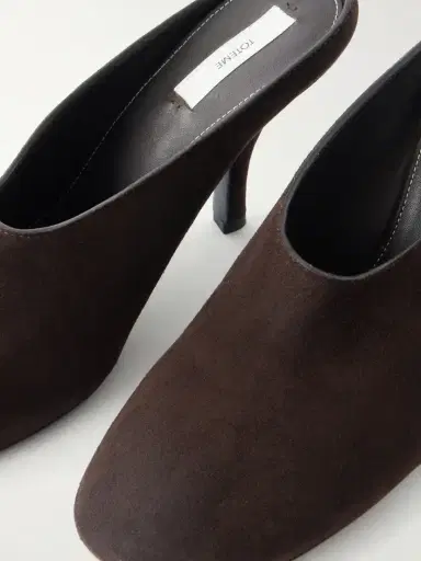 TOTEME Contour Suede Mules | Thumbnail 5 TOTEME Contour Suede Mules | Thumbnail 5