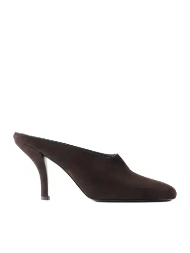 TOTEME Contour Suede Mules | Thumbnail 1 TOTEME Contour Suede Mules | Thumbnail 1