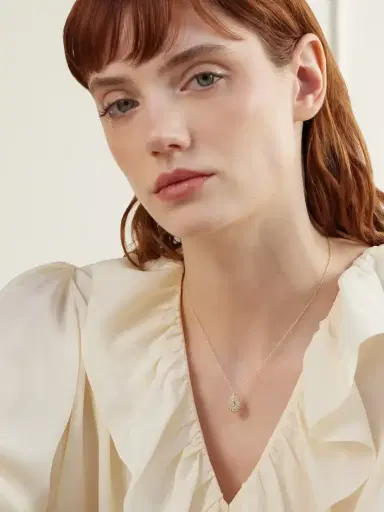 L’Atelier Nawbar Bond Drop 18-karat Diamond Pendant Necklace | Thumbnail 2 L’Atelier Nawbar Bond Drop 18-karat Diamond Pendant Necklace | Thumbnail 2