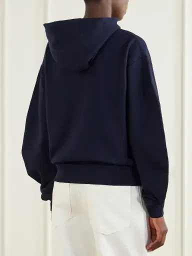 Loewe Logo-embroidered Cotton-jersey Hooded Zip-up Sweatshirt | Thumbnail 4 Loewe Logo-embroidered Cotton-jersey Hooded Zip-up Sweatshirt | Thumbnail 4