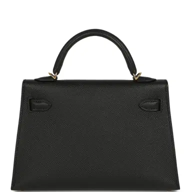 HERMÈS Hermes Kelly Sellier 20 Black Epsom Gold Hardware | Thumbnail 4 HERMÈS Hermes Kelly Sellier 20 Black Epsom Gold Hardware | Thumbnail 4