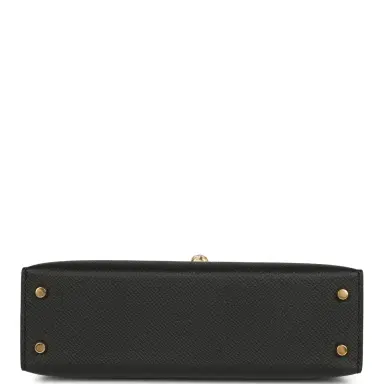 HERMÈS Hermes Kelly Sellier 20 Black Epsom Gold Hardware | Thumbnail 6 HERMÈS Hermes Kelly Sellier 20 Black Epsom Gold Hardware | Thumbnail 6