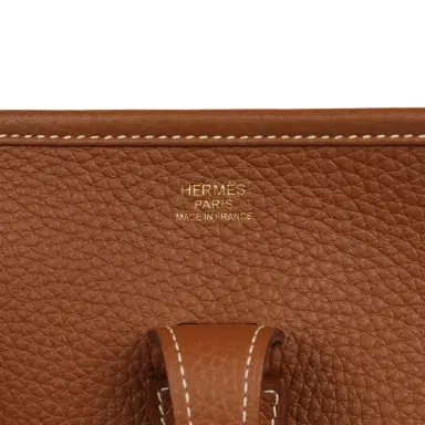 HERMÈS Pre-owned Hermes Evelyne III PM Gold Clemence Gold Hardware | Thumbnail 7 HERMÈS Pre-owned Hermes Evelyne III PM Gold Clemence Gold Hardware | Thumbnail 7