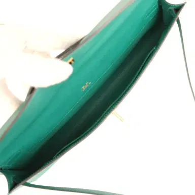 HERMÈS Pre-owned Hermes Kelly Cut Malachite Epsom Gold Hardware | Thumbnail 8 HERMÈS Pre-owned Hermes Kelly Cut Malachite Epsom Gold Hardware | Thumbnail 8