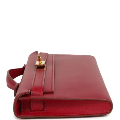 HERMÈS Pre-owned Hermes Kelly Cut Rubis Tadelakt Gold Hardware | Thumbnail 5 HERMÈS Pre-owned Hermes Kelly Cut Rubis Tadelakt Gold Hardware | Thumbnail 5