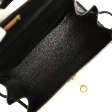 HERMÈS Vintage Hermes Kelly Sellier 20 Black Shiny Alligator Mississippiensis Gold Hardware | Thumbnail 8 HERMÈS Vintage Hermes Kelly Sellier 20 Black Shiny Alligator Mississippiensis Gold Hardware | Thumbnail 8