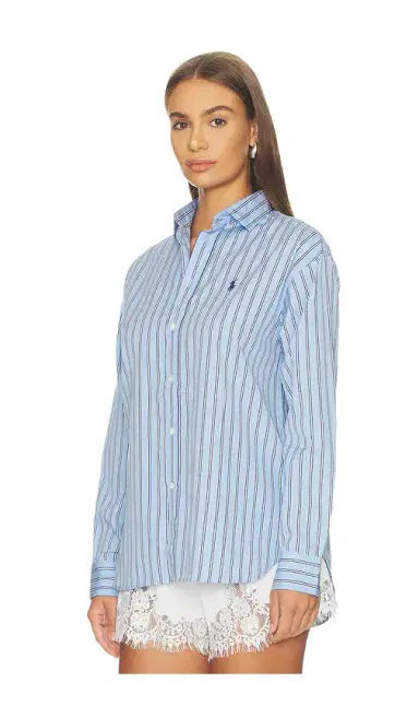 Polo Ralph Lauren Cotton Long Sleeve Blouse | Thumbnail 2 Polo Ralph Lauren Cotton Long Sleeve Blouse | Thumbnail 2