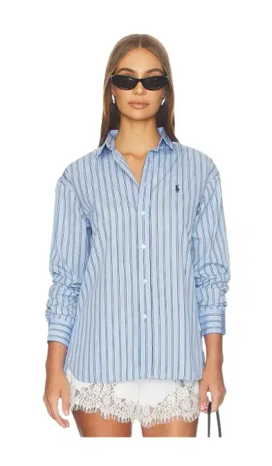 Polo Ralph Lauren Cotton Long Sleeve Blouse | Thumbnail 1 Polo Ralph Lauren Cotton Long Sleeve Blouse | Thumbnail 1