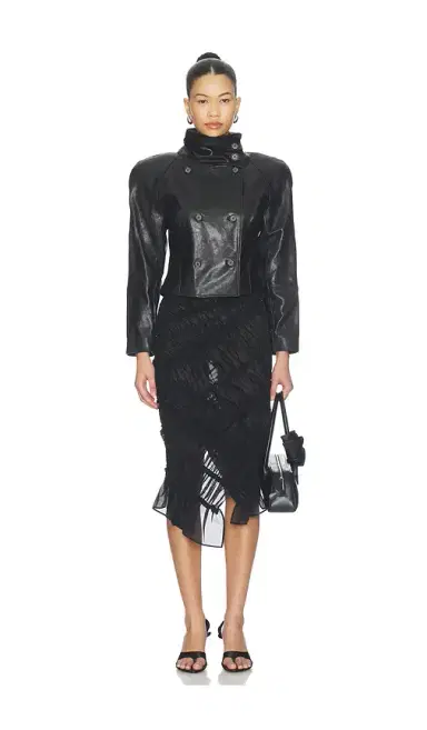 Magda Butrym Ruched Skirt | Thumbnail 5 Magda Butrym Ruched Skirt | Thumbnail 5