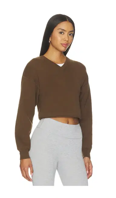 WellBeing + BeingWell WellBeing + BeingWell Fleur Cropped Sweater | Thumbnail 2 WellBeing + BeingWell WellBeing + BeingWell Fleur Cropped Sweater | Thumbnail 2