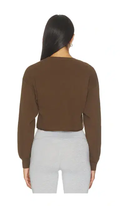 WellBeing + BeingWell WellBeing + BeingWell Fleur Cropped Sweater | Thumbnail 3 WellBeing + BeingWell WellBeing + BeingWell Fleur Cropped Sweater | Thumbnail 3