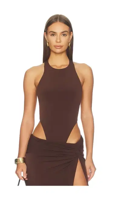 The Andamane Fonda Halter Bodysuit | Thumbnail 1 The Andamane Fonda Halter Bodysuit | Thumbnail 1