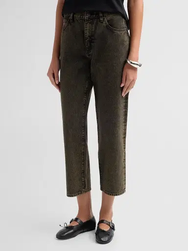 Frame Women's The Hang Wide-Leg Crop Jeans | Thumbnail 4 Frame Women's The Hang Wide-Leg Crop Jeans | Thumbnail 4