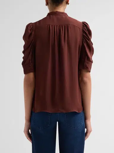 Frame Women's The Gillian Silk Top | Thumbnail 3 Frame Women's The Gillian Silk Top | Thumbnail 3