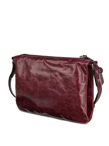 Isabel Marant Women's Winna Duo Leather Crossbody Bag - Burgundy | Thumbnail 3 Isabel Marant Women's Winna Duo Leather Crossbody Bag - Burgundy | Thumbnail 3
